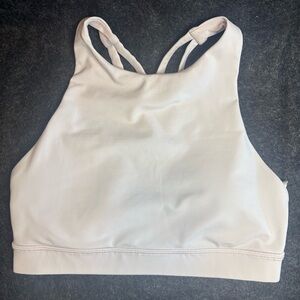 Lululemon Women's Light Pink Active Sports Bra Strappy, Cute, Size 4